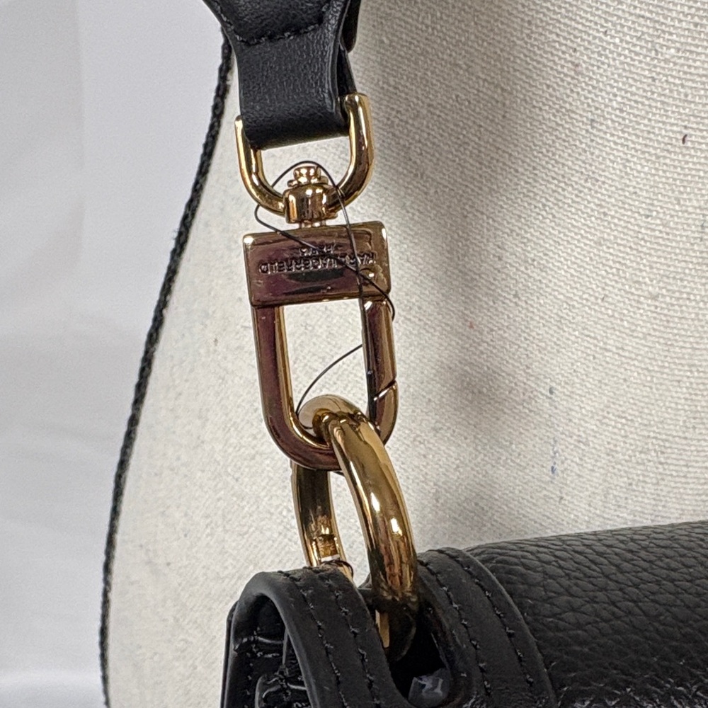 Karl Lagerfeld Black Embellished Crossbody Bag - Picture 4 of 10